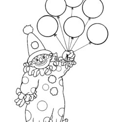 The Highest Standard Free Printable Clown Coloring Pages For Kids