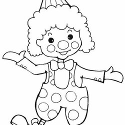 Sterling Cute Clown Coloring Page Free Printable Pages For Kids