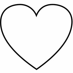 Admirable Heart Coloring Page For Girls To Print Free Blank Pages Color Small No