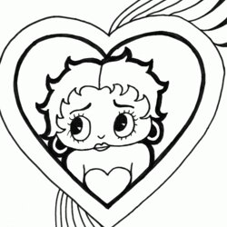 Terrific Hearts Coloring Pages Heart Kids Broken Human Printable Colouring Print Rainbow Betty Cool Drawings