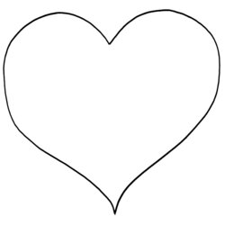 Worthy Free Printable Heart Coloring Pages For Kids Colouring Shape Hearts Color Preschoolers Sheets