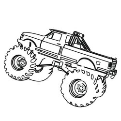 Fine Truck Coloring Page For Boy Printable Pages Kids Home