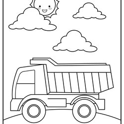 Wizard Free Printable Truck Coloring Pages For Kids Trucks