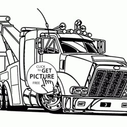 Printable Truck Coloring Pages