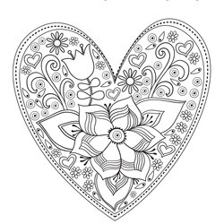 Free Day Coloring Pages For Grown Ups Almost Supermom Valentine Valentines Print Each Click