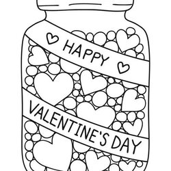 Sweet Valentines Coloring Pages To Enjoy