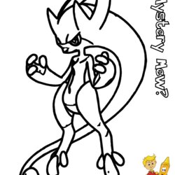 Fine All Legendary Pokemon Coloring Pages Home Mew