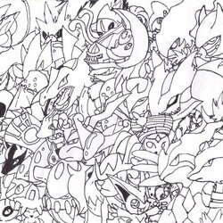Superior Pokemon Colouring Pages Clip Art Library Coloring Legendary Kids Group Type Print Adults Electric