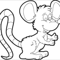 Very Good Mouse Coloring Pages Cartoon Printable Kids Preschool Mice Color Print Sheets Template Children