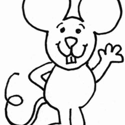 Spiffing Mouse Coloring Page Pages Printable Animals Kids Viewed Kb Size