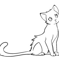 Fine Warrior Cat Coloring Pages To Print Home Cats Popular Clan