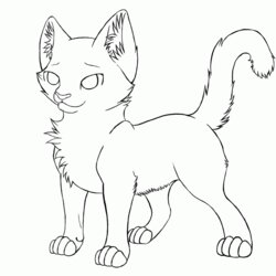 Tremendous Printable Warrior Cat Coloring Pages