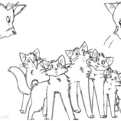 Capital Warrior Cats Coloring Pages By Free Printable Kids Color Print