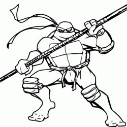 Champion Teenage Mutant Ninja Turtle Coloring Page Home Turtles Popular