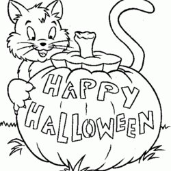 Coloring Pages Halloween Free Printable And
