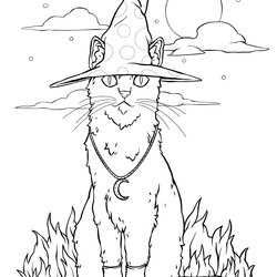 Marvelous Halloween To Download For Free Kids Coloring Pages Color Simple Print Children