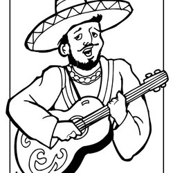 Supreme Mexico Coloring Pages At Free Printable Mexican Independence Colouring Fiesta Traditions Print Kids