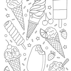 The Highest Quality Ice Cream Colouring In Activity Sheet Creams Copy