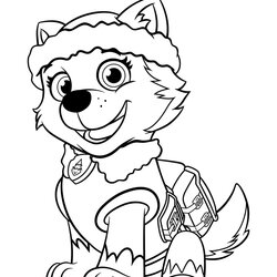 Preeminent Paw Patrol Coloring Pages Pictures Free Printable Lifeguard Mountains