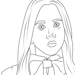 Admirable Megan Coloring Pages