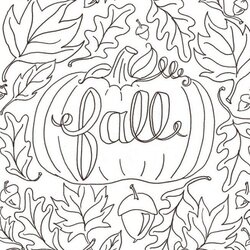 Great Fall Scene Coloring Pages At Free Printable Crayola Autumn Drawing Middle School Themed Scenes Print