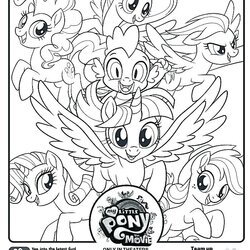 Coloring Pages At Free Printable Pony Little Movie Meal Happy Book Sheets Ronald Pops Girls
