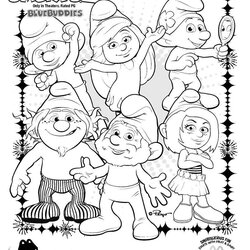 Out Of This World Coloring Pages At Free Printable Smurfs Smurf Happy Meal Sheet Sheets Christmas Activities