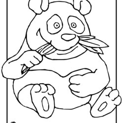 Wonderful Panda Bear Coloring Pages To Download And Print For Free Bears Leaves Eating Kids Cute Color