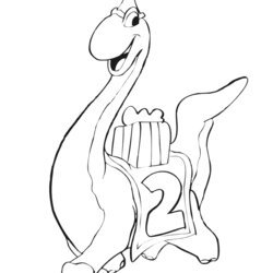 Cool Coloring Pages For Year Home Dinosaur