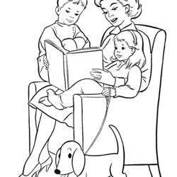 Outstanding Coloring Pages For Moms Home Mom Mother Popular