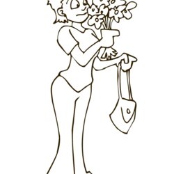 Brilliant Coloring Pages For Moms Home Mom Flowers Mother Holding Mothers Popular