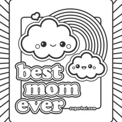 Fine Mom And Coloring Pages Home