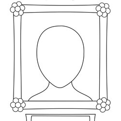 Superlative Day Coloring Page My Portrait Mom Mothers Pages Mother