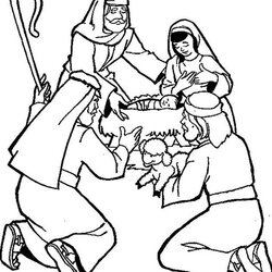 Superior Printable Bible Coloring Pages Christmas