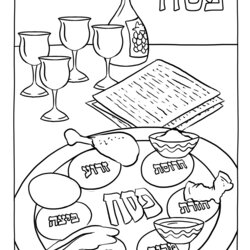 Super Coloring Pages Passover Drawing