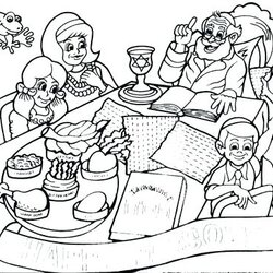 Splendid Coloring Pages At Free Download Passover Printable Story Color Feast