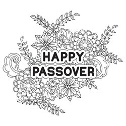 Excellent Printable Coloring Pages Passover Page