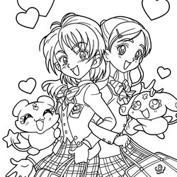Eminent School Girl Coloring Pages At Free Printable Sheets Color Print