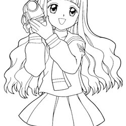 Wizard Girl Coloring Pages To Download And Print For Free