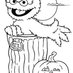 The Highest Standard Halloween Archives Coloring Pages Printable Sheets Sheet Color Kids Print Sesame Street