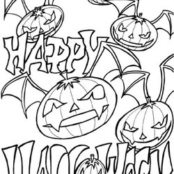 High Quality Free Printable Halloween Coloring Pages For Kids