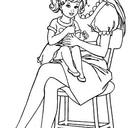 Superb Best Ideas Printable Barbie Coloring Pages Home Family Style And Inspirational Of