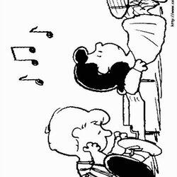 Preeminent Peanuts Printable Coloring Pages Snoopy Picture Crafts Of