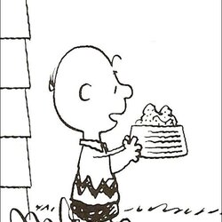 Outstanding Peanuts Charlie Brown Snoopy Coloring Pages Cool