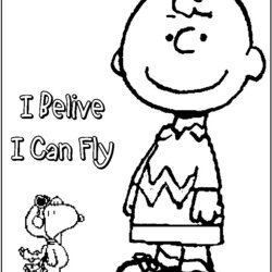 Swell Marvelous Photo Of Peanuts Coloring Pages Snoopy Charlie