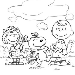 The Peanuts Movie Coloring Pages At Free Printable Charlie Snoopy Valentine Brown Easter Shark Baby