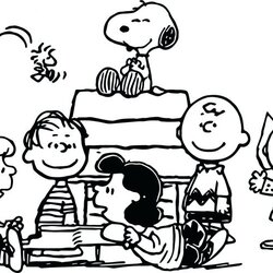 Excellent Peanuts Characters Coloring Pages At Free Printable Snoopy Halloween Movie