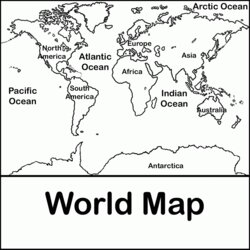 Excellent Coloring Pages World Map Home