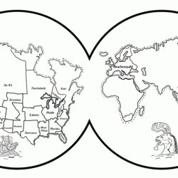 Exceptional World Map Coloring Page For Kids Home Continents Pages Earth Drawing Flags Printable Flat Color