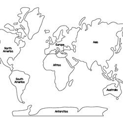 The Highest Quality World Map Coloring Page Free Printable Pages For Kids Countries Labeled With Black And
